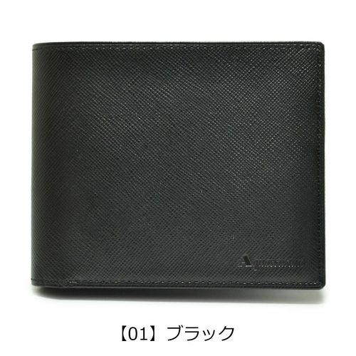アクアスキュータム 二つ折り財布 メンズ 本革 オールダム 3120119