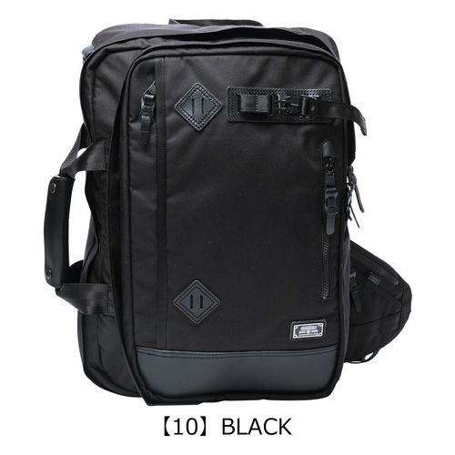 シムクリア リュック A4 拡張 サコッシュ付き ツナグバッグ メンズ