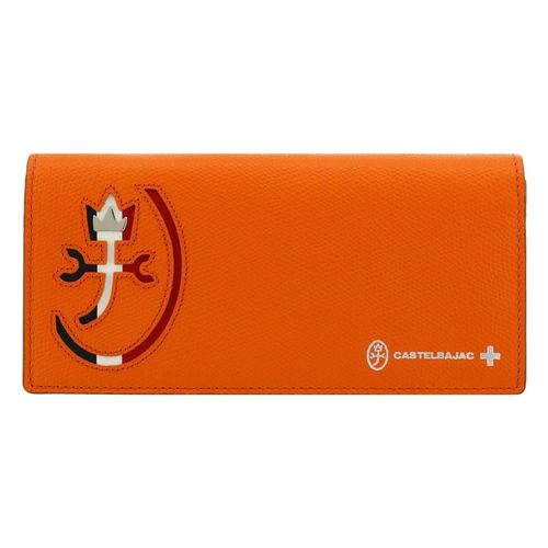 カステルバジャック 長財布 ラウンドファスナー 本革 メンズ カルネ