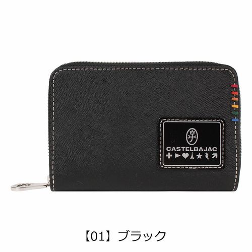 カステルバジャック 二つ折り財布 セミ長財布 本革 クワトロ メンズ