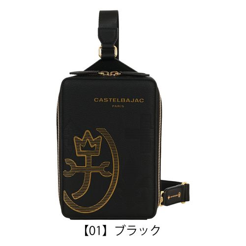 新品　ANTONIO CRISTIANO レオ　ボディバッグ　ブラック　メンズ アントニオ クリスティアーノ ボディバッグ タテ型 ワン