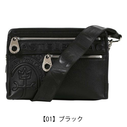 カステルバジャック ショルダーバッグ 縦型 カジュアル 軽量 メンズ