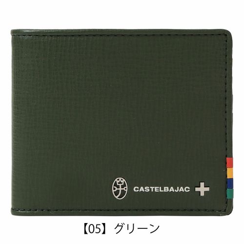 カステルバジャック 二つ折り財布 本革 メンズ 054622 ウプラ