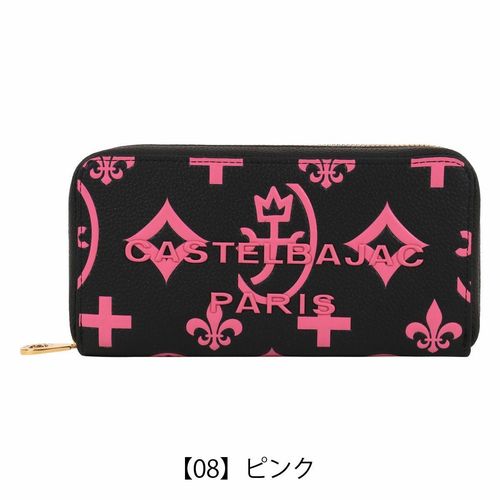 カステルバジャック ラウンドファスナー長財布 財布 長財布 ラウンド