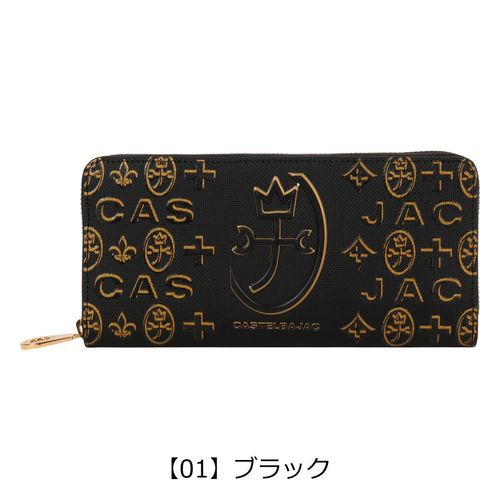 カステルバジャック 財布 ラウンドファスナー 長財布 メンズ 070615