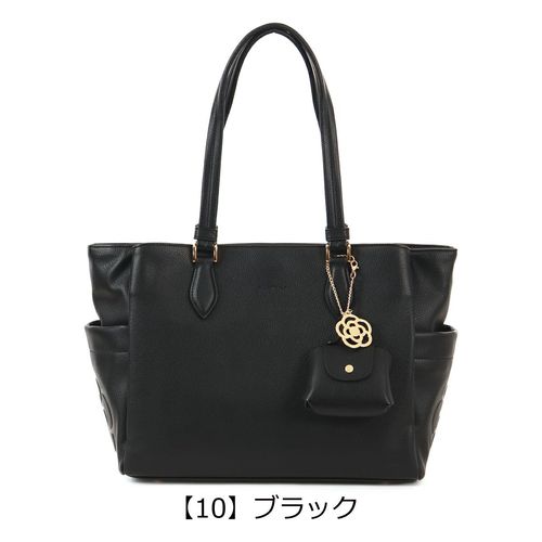 ランバンオンブルー 定価35200円 黒 トートバッグ LANVIN ビジネス ランバンオンブルー トートバッグ A4 本革 レディース ブランリー