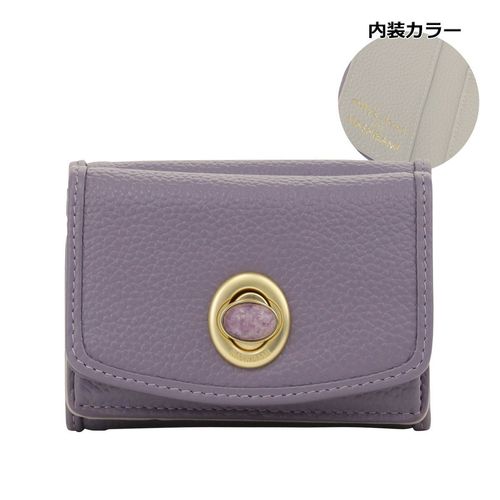 クレイサス 二つ折り財布 ミニ財布 ワッフル レディース 185435