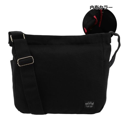 kissora 黒ショルダーバッグ キソラ ショルダーバッグ 日乃本帆布コラボ ユニセックス KIHH-016