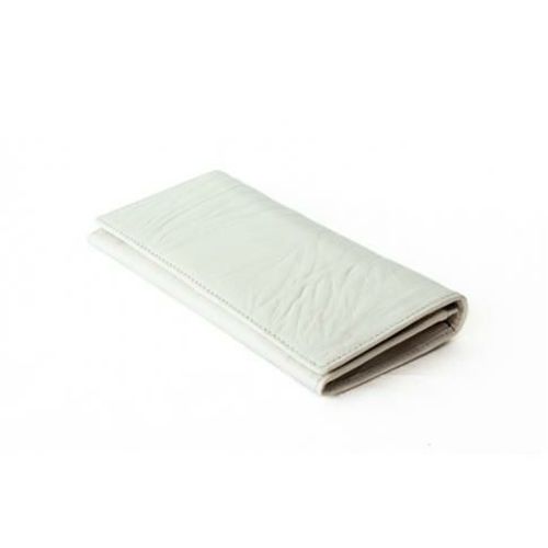 NAUGHTIAM ラウンドファスナー長財布 ホワイト ノーティアム ラウンドファスナー長財布 ニューシワシリーズ