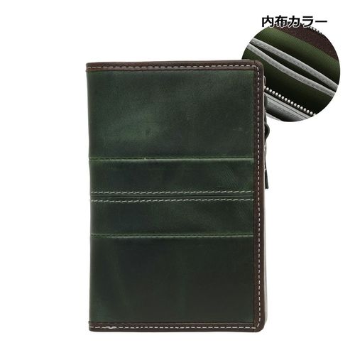 キソラ 二つ折り財布 L字ファスナー シビラ リスシオ ユニセックス