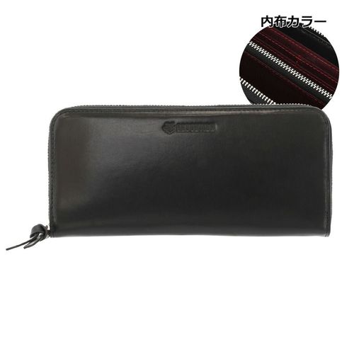 ノーティアム 長財布 ラウンドファスナー メンズ E0724441110A