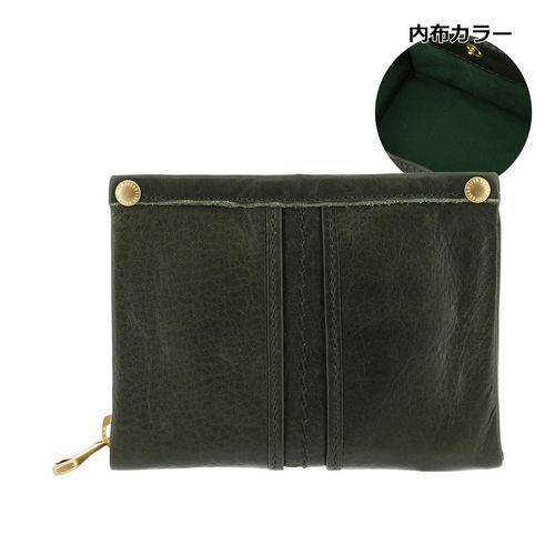 キソラ 二つ折り財布 L字ファスナー シビラ リスシオ ユニセックス