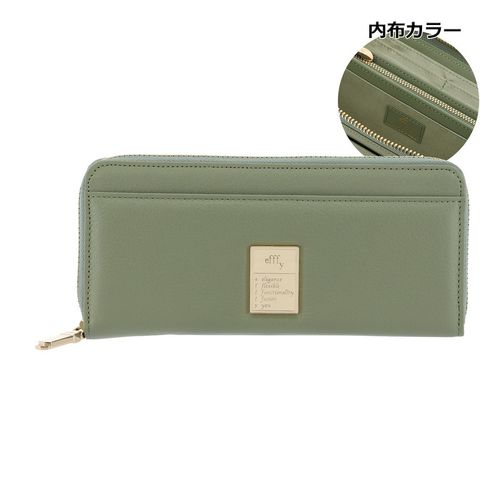 エフィー 長財布 ラウンドファスナー レディース GV6-001 efffy | 牛革
