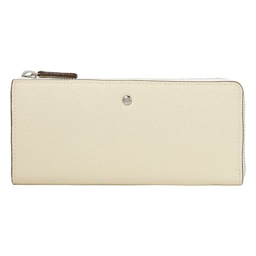 ランバンオンブルー メラニーラウンドファスナー シボ革 長財布　ピンク　ラメつき メラニー ラウンドファスナー長財布|LANVIN en Bleu | LANVIN en Bleu