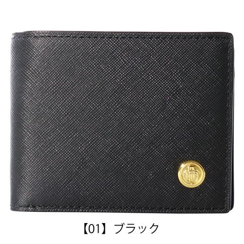 ランバンコレクション 二つ折り財布 牛革 メンズ レイン JLMW2BS2