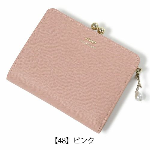 【新品】ANNA SUI アナスイ パピヨン がま口二つ折り財布 ピンク ANNA SUI（アナスイ） 財布 パピヨン 口金二つ折り財布 レディース
