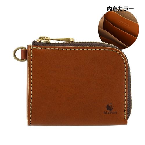 財布・ケース・小物入れ nikukyu キソラ ショートウォレット L字ファスナー ミネルバボックス ユニ