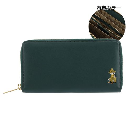 ノーティアム ムーミン 長財布 ラウンドファスナー メンズ レディース