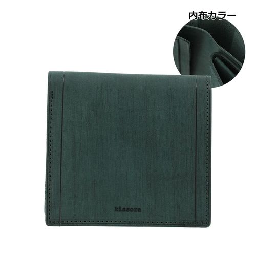 【新品】kissora キソラ シビラ リスシオ二つ折り財布 チャコールグレー キソラ 二つ折り財布 L字ファスナー シビラ リスシオ ユニセックス
