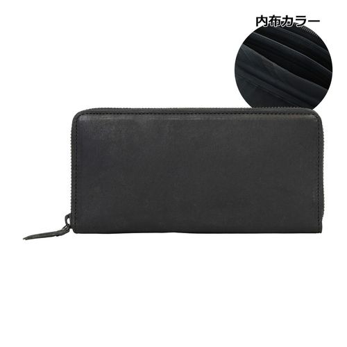 ノーティアム 長財布 ラウンドファスナー メンズ E0724231150A