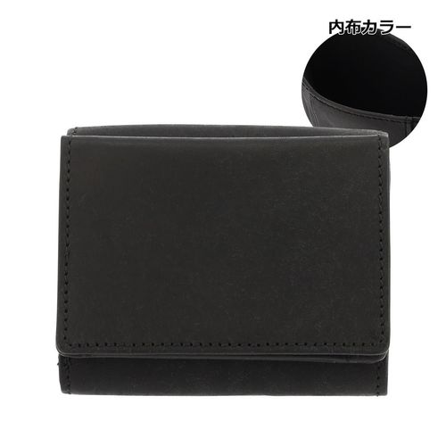 isora 折り財布　本革　BLACK moz 牛革二つ折りコンパクト財布BOOK BLACK ver. | 商品カテゴリ一覧