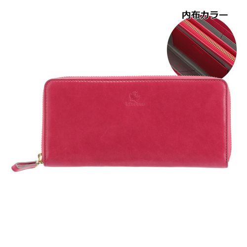 猫 長財布 L字ファスナー 本革 レディース 日本製 ジュジュアンド