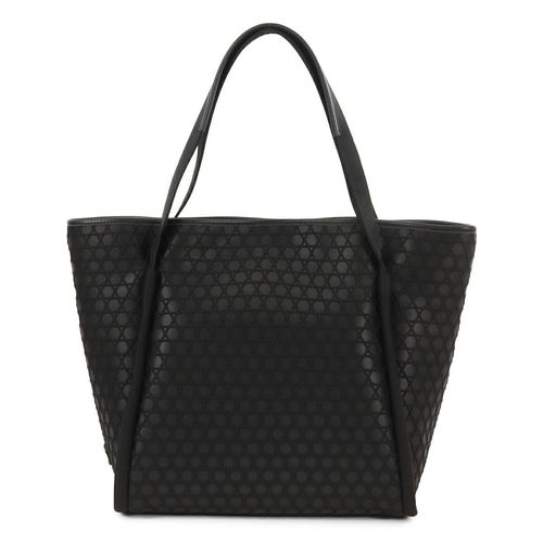 Orla Kiely トートバッグ ブラック オーラカイリー トートバッグ A4 レトロタイルモノグラム Orla Kiely
