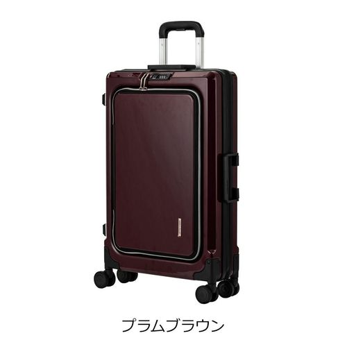 デニム ダークブラウン キャリーバッグ レジェンドウォーカー スーツケース ファスナー デッキ 100(110)L 75cm