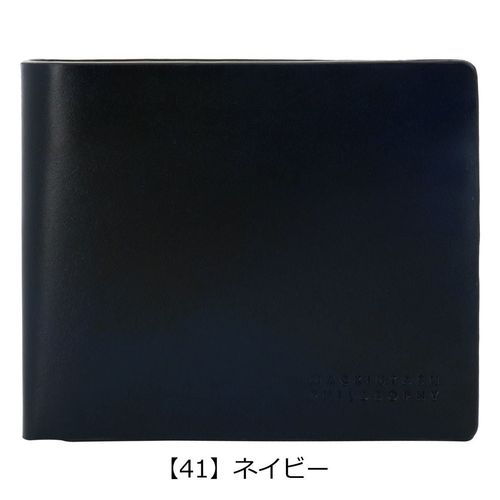 J.PRESS 二つ折り財布 メンズ 7722 ネイビー　牛革 本革 レザー ジェイプレス 二つ折り財布 エンブレムボタン メンズ 7722 J.PRESS
