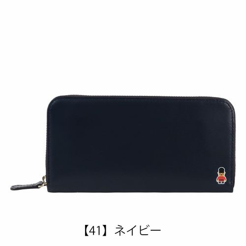 CASTELBAJAC 新品未使用　ネイビー レザー長財布 CASTELBAJAC カステルバジャック 長財布 本革 ステッチ 027605