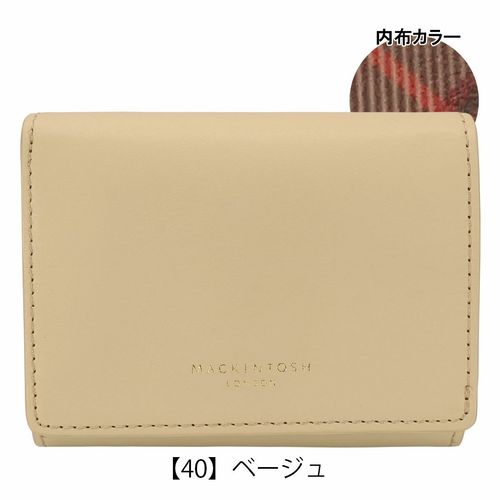 【レビュー投稿で+5％還元】マッキントッシュロンドン 三つ折財布 レディース 5060117 HOUSE3 MACKINTOSH LONDON 牛革 本革 レザー クリスマス_mp クリスマス_wp マッキントッシュロンドン 三つ折財布 レディース 5060117 HOUSE3
