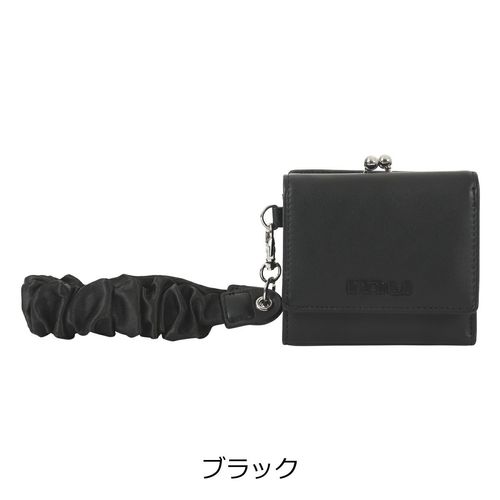 ムルーア 三つ折り財布 スナップボタン タッセル mr-w1322 レディース