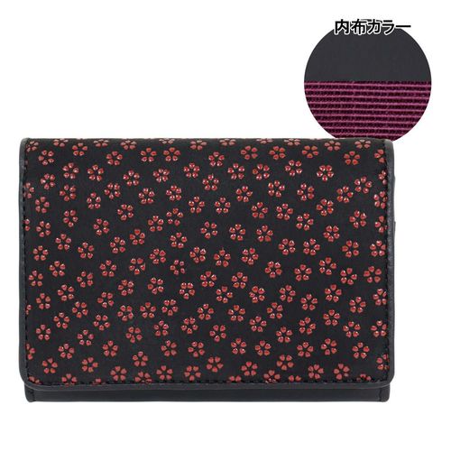 ル・プレリー ギンザ 二つ折り財布 本革 レザー 印伝 レディース