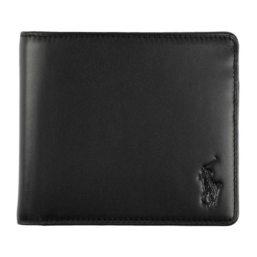 ポロ ラルフローレン 二つ折り財布 エンボス メンズ P-1041ORIN 本革