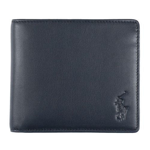ポロ ラルフローレン 二つ折り財布 エンボス メンズ P-1041ORIN 本革