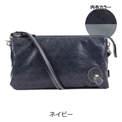ペレボルサ、ネイビー 合成皮革 ショルダーバッグ ペレボルサ ショルダーバッグ ミニショルダー 撥水 レディース 縦型