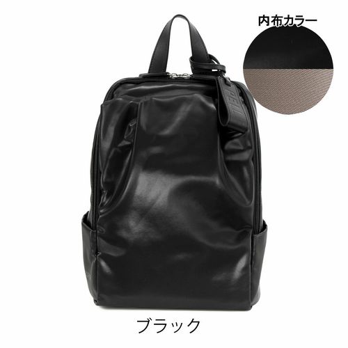 キソラ リュック かぶせ 本革 レザー オリーブヌメ レディース KIOB