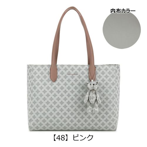エアリスト トートバッグ 横型 レディース リボン 24738 日本製