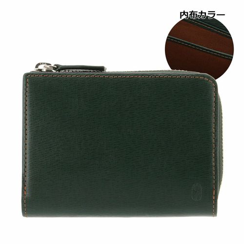 キソラ 二つ折り財布 L字ファスナー シビラ リスシオ ユニセックス