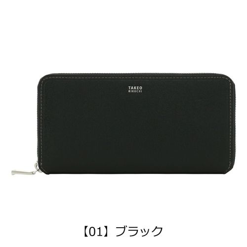 タケオキクチ ラウンドファスナー長財布 財布 長財布 ラウンド
