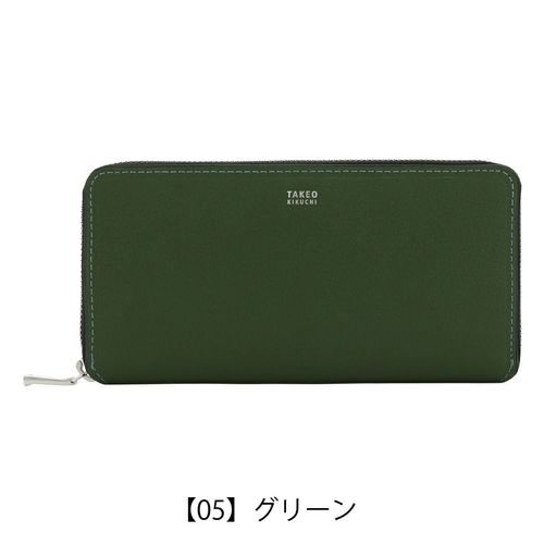 タケオキクチ 長財布 ラウンドファスナー オイスター メンズ 720627