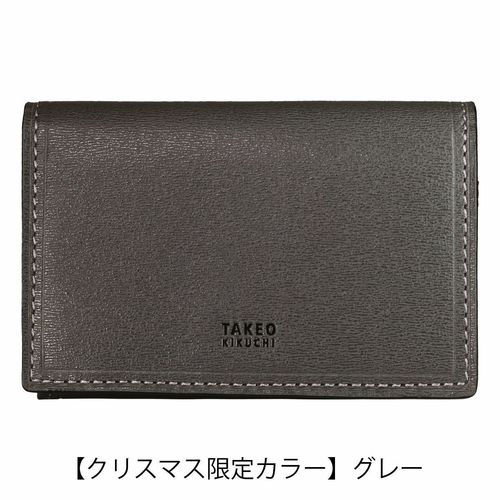 タケオキクチ 名刺入れ 本革 レザー メンズ TKW-00651 デューノ TAKEO