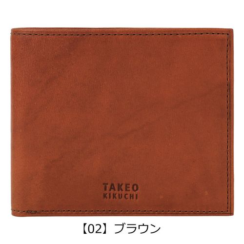 タケオキクチ 二つ折り財布 ミニ財布 オイスター メンズ 720624 TAKEO