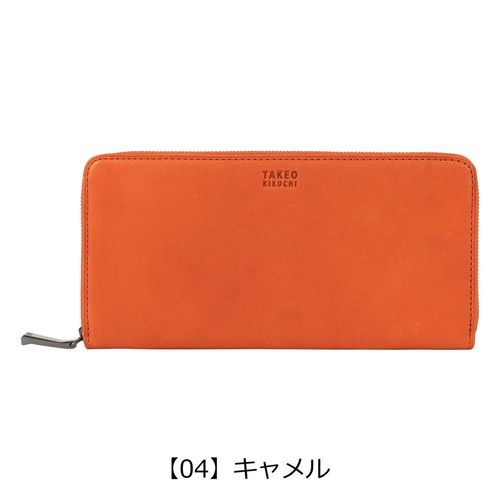 タケオキクチ 長財布 ラウンドファスナー オイスター メンズ 720627