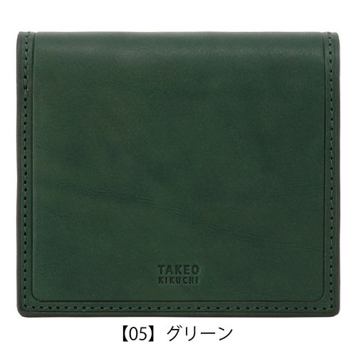 タケオキクチ ミドルウォレット 二つ折り財布 本革 メンズ TKW-00421