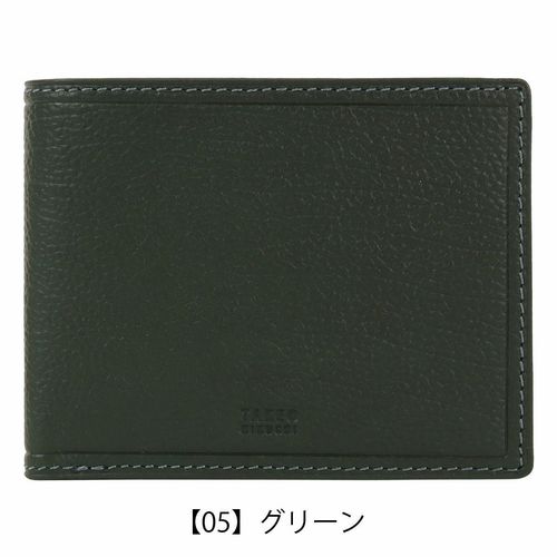 タケオキクチ 二つ折り財布 本革 レザー 小銭入れ付き メンズ TKW