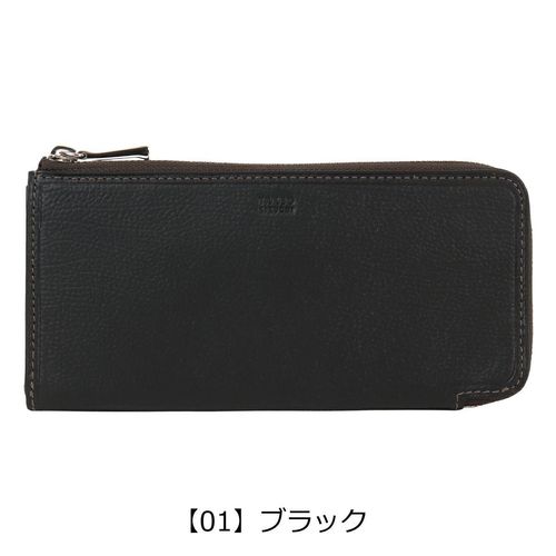 キャサリンハムネット 長財布 ラウンドファスナー メンズ カラー