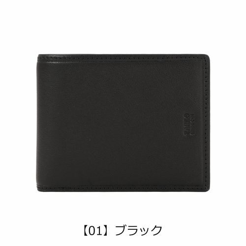 タケオキクチ 二つ折り財布 財布 二つ折り 純札 小銭入れなし カード