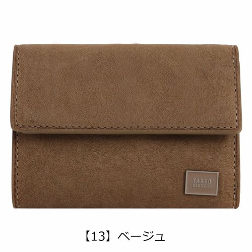 タケオキクチ 三つ折り財布 本革 メンズ 733605 ビル TAKEO KIKUCHI
