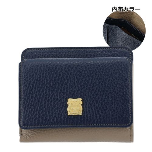 エッセンスオブポイズン 三つ折り財布 本革 アニマル柄 カエル ネコ